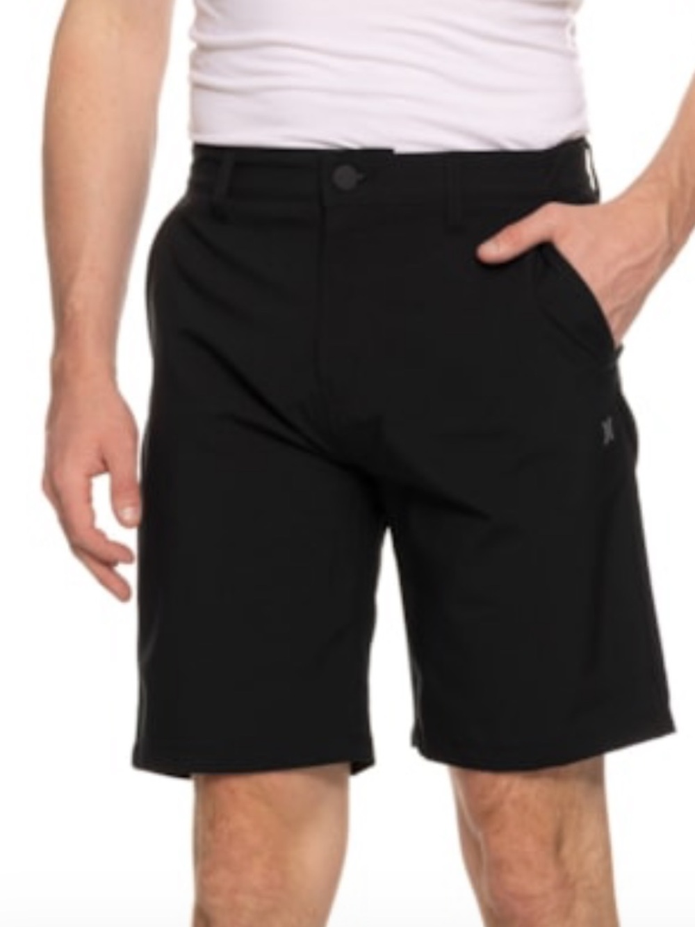 NWT Hurley Men’s Black All Terrain Hybrid Walking Shorts